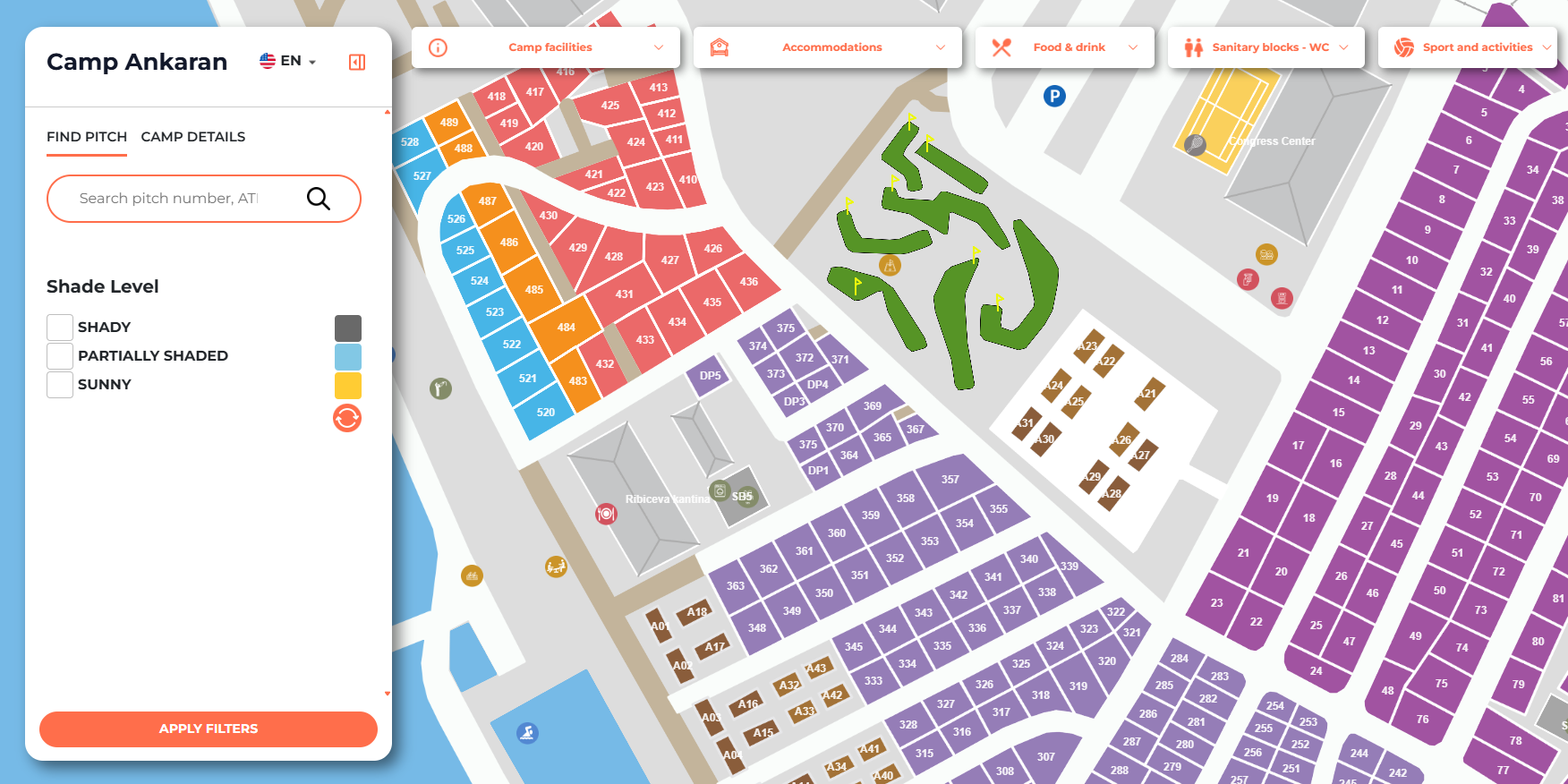 Kamp Ankaran digital map